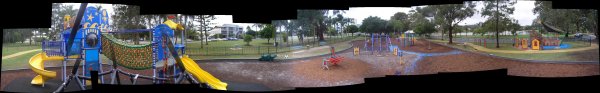 Panorama, playground, Palm Beach, Queensland